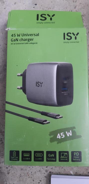 45 W Universal GaN charger beschikbaar voor biedingen