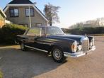 Mercedes-Benz  250 SE 1965 Blauw W111 coupe, Auto's, Achterwielaandrijving, Blauw, Leder, Bruin