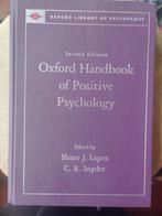 Oxford Handbook of positive psychology, Ophalen of Verzenden, Zo goed als nieuw