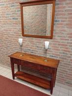 site table, Huis en Inrichting, Tafels | Sidetables, Ophalen, 100 tot 150 cm, Zo goed als nieuw, Kersenhout