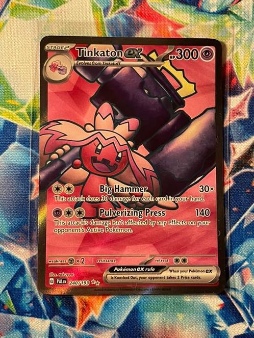 Tinkaton Ex Full Art 240/193, Hobby en Vrije tijd, Verzamelkaartspellen | Pokémon, Nieuw, Losse kaart, Foil, Ophalen of Verzenden