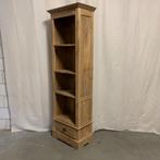 Teakhouten Boekenkast - 4 planken - 1 lade - TTM Wonen, 50 tot 100 cm, Nieuw, 25 tot 50 cm, Teakhout