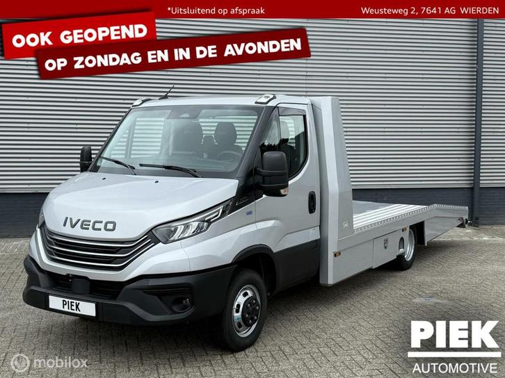 Iveco Daily 50C21 Tijhof AluLiner Luchtvering Verbreed, Auto's, Bestelauto's, Bedrijf, Te koop, ABS, Adaptive Cruise Control, Airbags