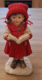 Noors beeldje Zingend Meisje met Boek, Ophalen of Verzenden, Zo goed als nieuw, Mens