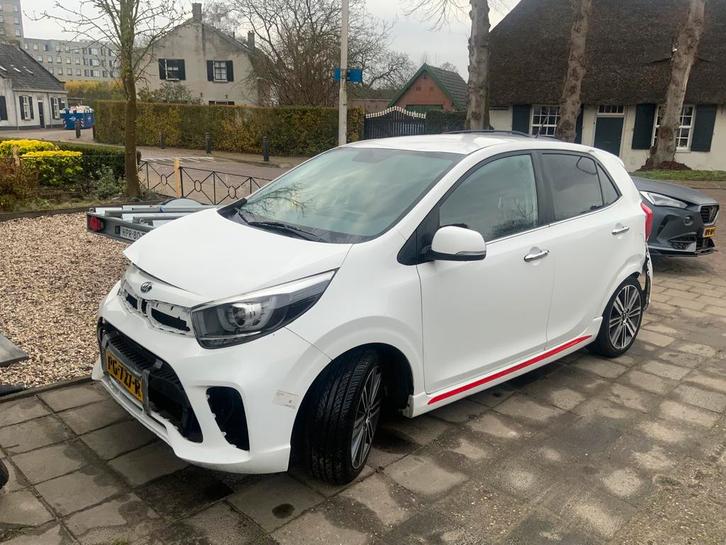 Kia Picanto 1.2 Cvvt 84pk 5-zits 2017 Wit. Vrpr €4250, Auto diversen, Schadeauto's, Handgeschakeld, Benzine, Hatchback, Wit, Ophalen