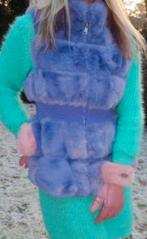 Partij luxe bont bodywarmer Gypsy 8 stuks, Ophalen of Verzenden, Nieuw, Maat 38/40 (M), Beige