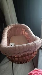Wieg roze teddy stof, Ophalen of Verzenden, Zo goed als nieuw, Wieg