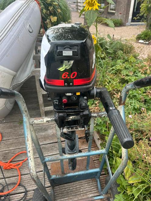 Boot, Watersport en Boten, Rubberboten, Zo goed als nieuw, Overige merken, Overige materialen, Minder dan 70 pk, Benzine, Ophalen