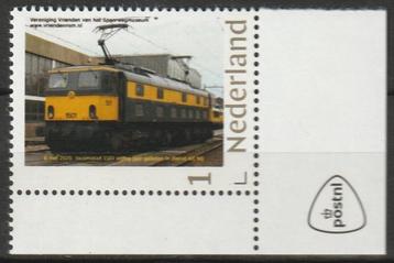 Persoonlijke postzegel treinen NS 1501 goudkader hoekstuk beschikbaar voor biedingen
