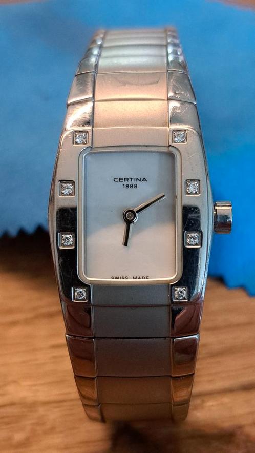 Zgan Certina dameshorloge, Sieraden, Tassen en Uiterlijk, Horloges | Dames, Zo goed als nieuw, Overige merken, Staal, Staal, Ophalen of Verzenden