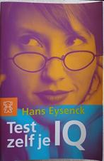 Test zelf je IQ - Hans Eysenck, Gelezen, Ophalen of Verzenden, Hans Eysenck, Overige onderwerpen