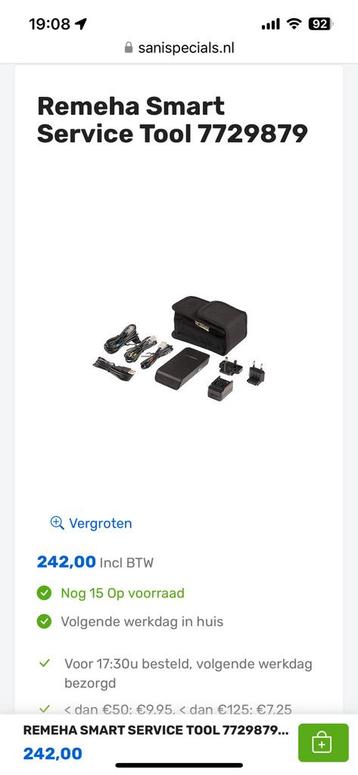 Remeha service tool nieuw 2x gebruikt beschikbaar voor biedingen