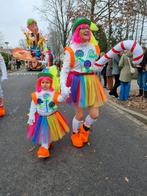 Carnavals pakken, loopgroep, rond de 45 stuks, Carnaval, Zo goed als nieuw, Kleding, Ophalen