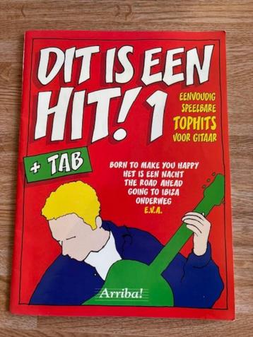 bladmuziek populair gitaar boek "Dit is een hit!" /deel 1 beschikbaar voor biedingen