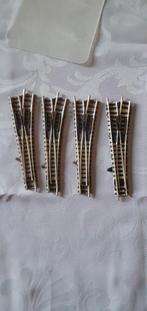 Rechtse wissels picolo, Ophalen of Verzenden, Gelijkstroom, Rails, Fleischmann