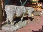 Vintage mooi verweerde betonnen koe ca 40 kilo, Ophalen, Huis en Inrichting