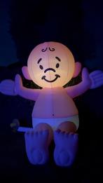 Opblaasbare baby met verlichting te huur, Ophalen, Zo goed als nieuw, Geboorte of Huwelijk