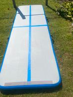 Airtrack 3 meter lang, Sport en Fitness, Turnen, Ophalen, Zo goed als nieuw, Blauw, Materiaal