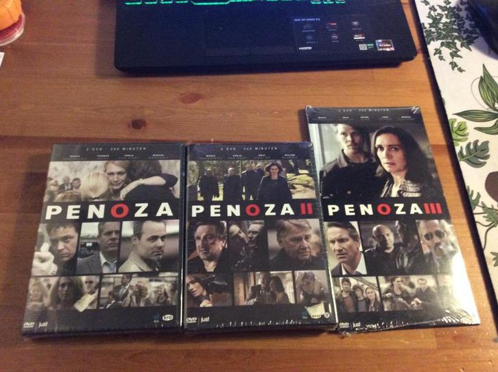PENOZA.de volledige series 1, 2 en 3. nieuw in folie, Cd's en Dvd's, Dvd's | Thrillers en Misdaad, Nieuw in verpakking, Maffia en Misdaad