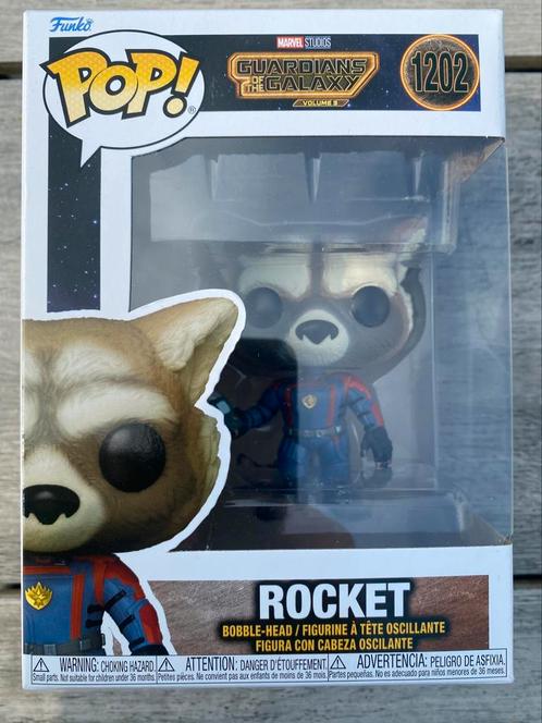 Funko pop Rocket (GOTG 3), Verzamelen, Poppetjes en Figuurtjes, Zo goed als nieuw, Ophalen of Verzenden