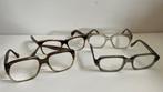 4 Vintage brillen jaren 60 / 70, Ophalen of Verzenden, Gebruikt, Bril, Overige merken
