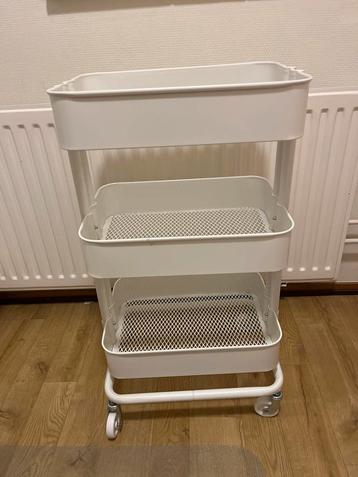 IKEA Trolley - Wit beschikbaar voor biedingen