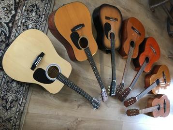 Mooi klinkende gitaren, van af €50, interesse stuur een mail beschikbaar voor biedingen