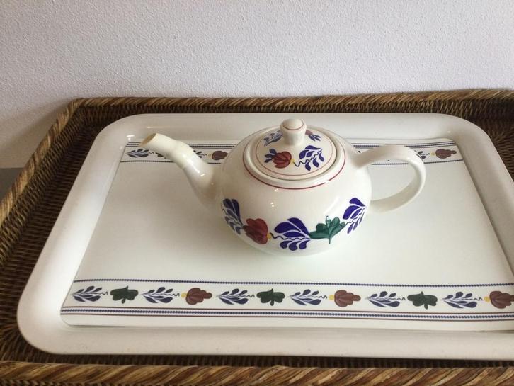 Boerenbont Boch België (Zeeland Theepot), Huis en Inrichting, Keuken | Servies, Zo goed als nieuw, Overige typen, Boerenbont, Aardewerk