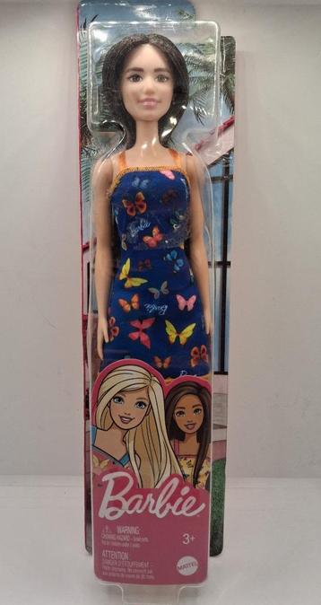 Barbie Pop Trendy Blauwe Jurk met Vlinders beschikbaar voor biedingen
