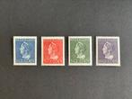 1946 Kon Wilh Konijnenburg NVPH nr 346-349 ongestempeld, Postzegels en Munten, Postzegels | Nederland, Na 1940, Verzenden