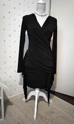 JC,Elisabetta franch,  zwarte strakke jurk - tuniek, maat 42, Zwart, Maat 42/44 (L), Ophalen of Verzenden, Zo goed als nieuw