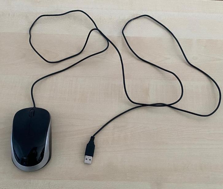 Medion & Logitech muis computermuis draad usb muizen scrol 2, Computers en Software, Muizen, Zo goed als nieuw, Muis, Linkshandig