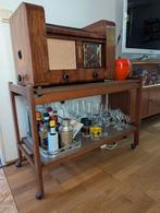 Vintage drankkarretje / serveerwagen, Antiek en Kunst, Antiek | Meubels | Kasten, Ophalen