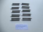 minitrix 10 stuks scheiding rails nr 4982, Ophalen of Verzenden, Zo goed als nieuw, Rails, Trix