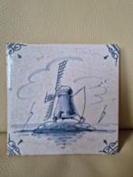 Delfts blauwe tegel van molen, Antiek en Kunst, Ophalen