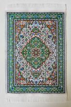 tapijt Oosters 1:12 carpet vloerkleed 10x15cm kleedje groen, Poppenhuis, Ophalen of Verzenden