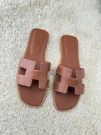 Hermes oran slippers, Kleding | Dames, Slippers, Bruin, Nieuw, Ophalen of Verzenden