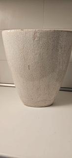 Stoere Aardewerk bloempot,  zware kwaliteit, Ophalen, Tuin, Zo goed als nieuw, Minder dan 25 cm