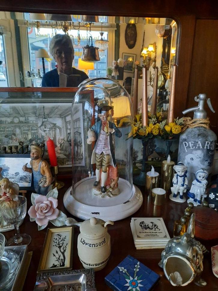 Stolp op porseleinen plateau, Huis en Inrichting, Woonaccessoires | Stolpen, Nieuw, Ophalen of Verzenden