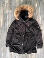Superdry winterjas dames parka jas met bontkraag, Ophalen of Verzenden, Zo goed als nieuw, Maat 46 (S) of kleiner, Zwart