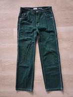 Bershka broek straight maat 40 donkergroen katoen €20, Maat 38/40 (M), Zo goed als nieuw, Lang, Groen