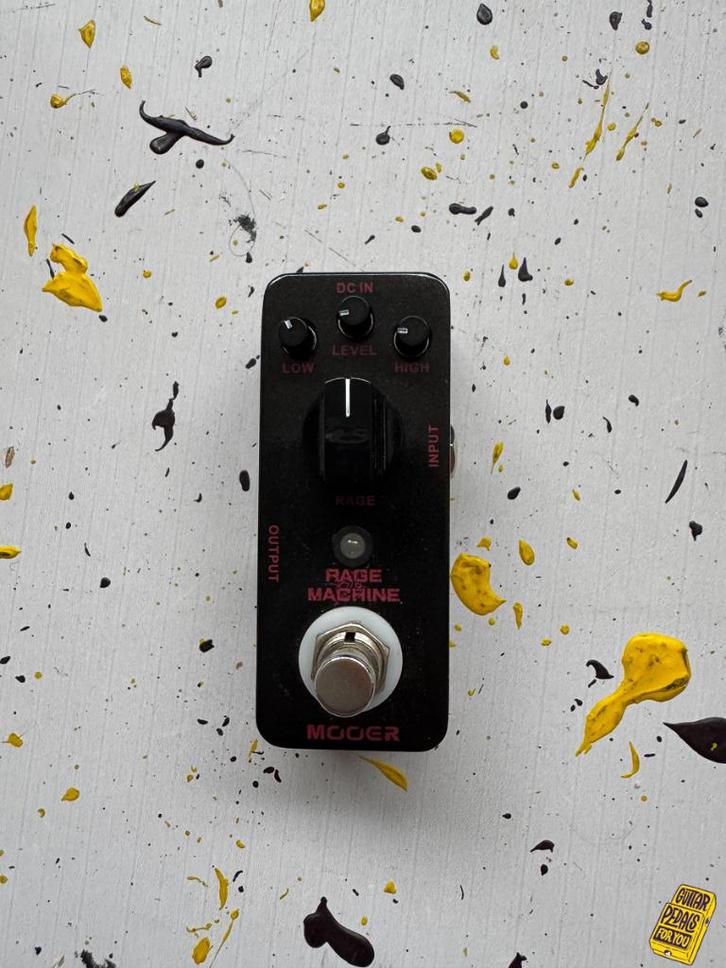 Mooer Rage Machine Mini Distortion Pedal, Muziek en Instrumenten, Effecten, Zo goed als nieuw, Distortion, Overdrive of Fuzz, Ophalen of Verzenden
