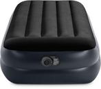 Intex Twin Pillow Rest Raised Luchtbed met ingebouwde pomp, Caravans en Kamperen, Luchtbedden, 1-persoons, Zo goed als nieuw, Ingebouwde pomp