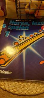 DE HASKE HOREN, LEZEN, SPELEN DWARSFLUIT LESBOEK + CD deel 1, Gebruikt, Overige genres, Les of Cursus, Dwarsfluit of Piccolo