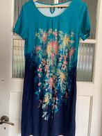 King Louie Bloemen jurk maat xl, Kleding | Dames, Blauw, Maat 42/44 (L), Ophalen of Verzenden, Zo goed als nieuw