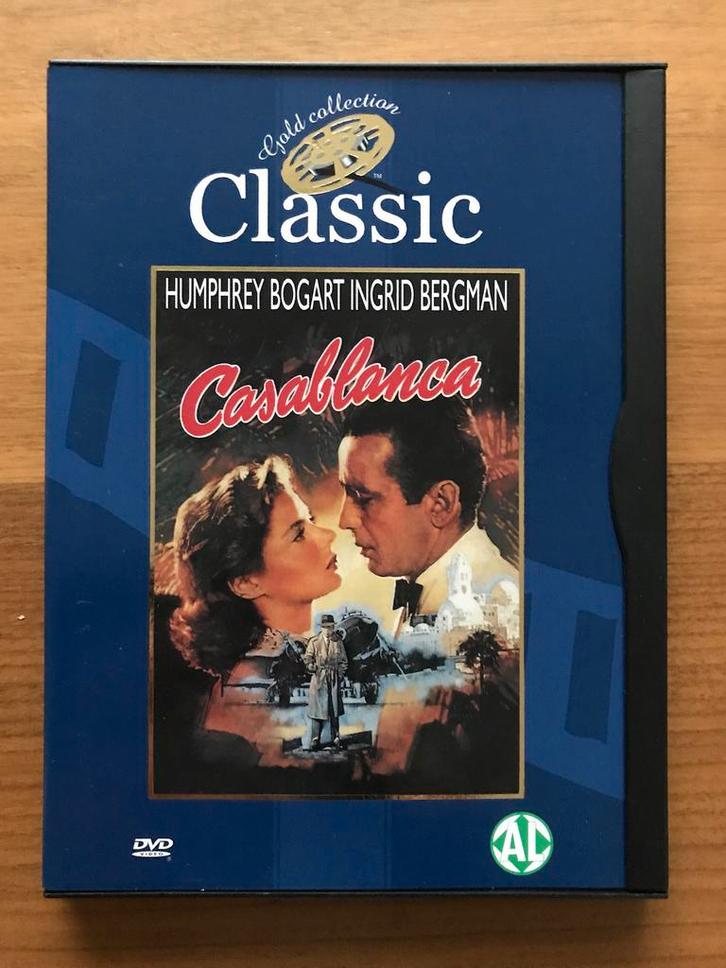 Casablanca -Classic (Humprey Bogart & ingrid Bergman), Cd's en Dvd's, Dvd's | Klassiekers, Zo goed als nieuw, Drama, 1940 tot 1960