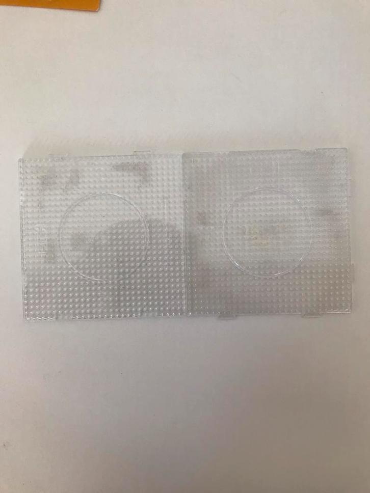 Twee doorzichtige, koppelbare grondplaten voor strijkkralen, Kinderen en Baby's, Speelgoed | Educatief en Creatief, Ophalen of Verzenden