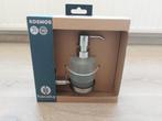 Zeepdispenser RVS look en glas, Ophalen of Verzenden, Nieuw, Overige kleuren, Overige typen