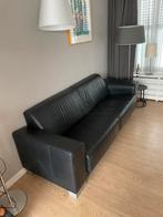 Leren 3 zits 2.28 m. bank Piet Klerkx, Ophalen, Gebruikt, Minder dan 75 cm, Driepersoons