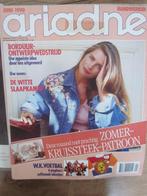 Ariadne Maandblad voor Handwerken juni 1990, Ophalen of Verzenden, Zo goed als nieuw, Handborduren, Patroon